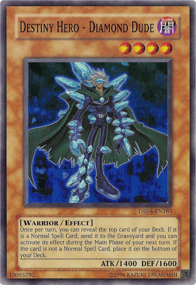 Destiny HERO - Diamond Dude [DR04-EN183] Super Rare
