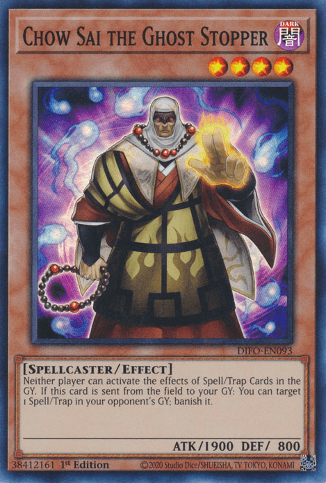 Chow Sai the Ghost Stopper [DIFO-EN093] Super Rare