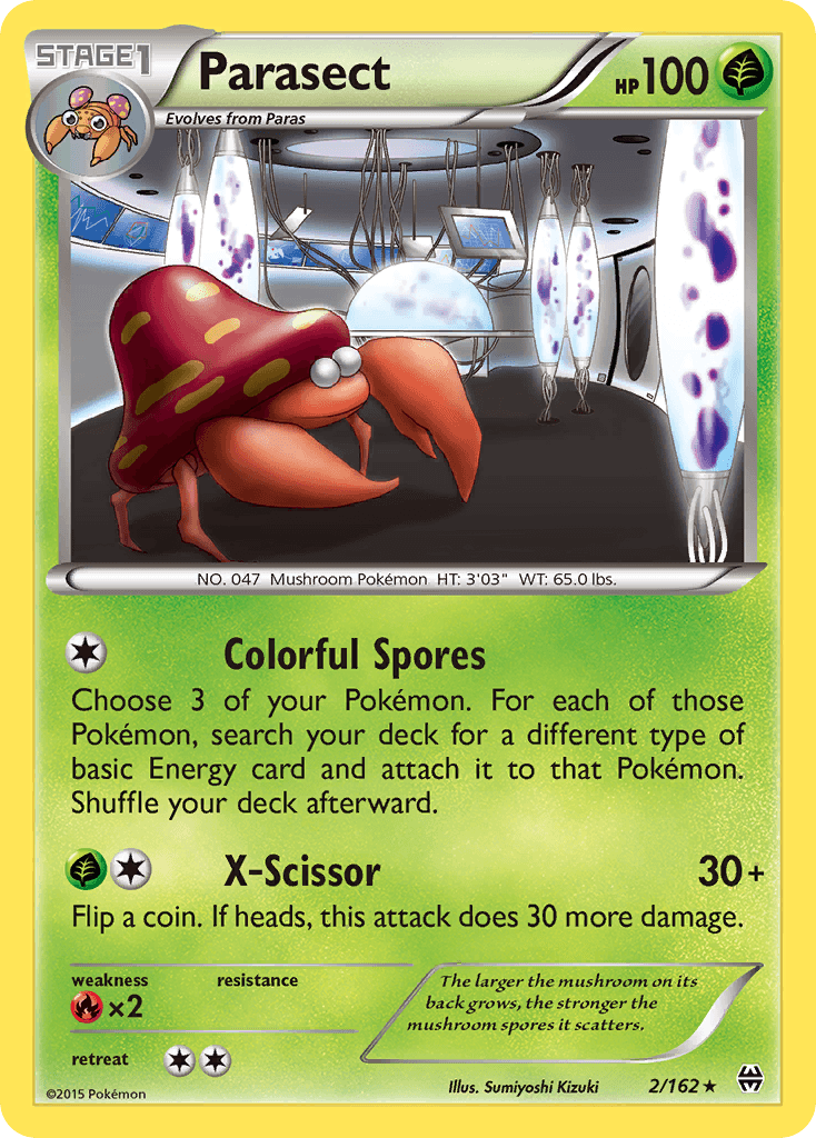 Parasect (2/162) [XY: BREAKthrough]