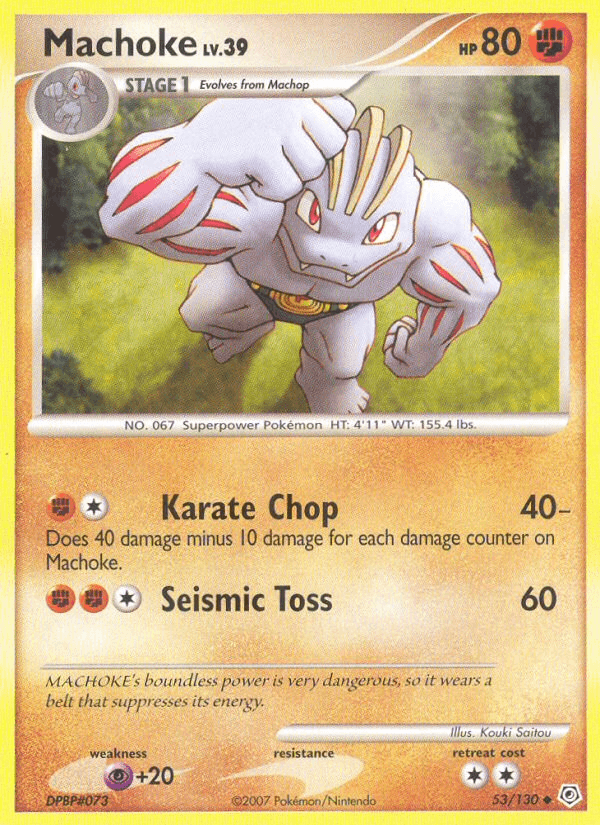 Machoke (53/130) [Diamond & Pearl: Base Set]