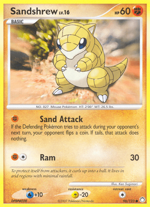 Sandshrew (96/123) [Diamond & Pearl: Mysterious Treasures]