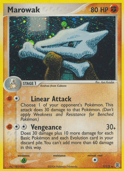 Marowak (7/112) [EX: FireRed & LeafGreen]