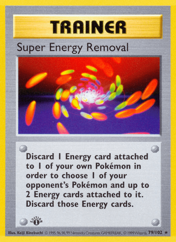 Super Energy Removal (79/102) (Shadowless) [Base Set 1st Edition]