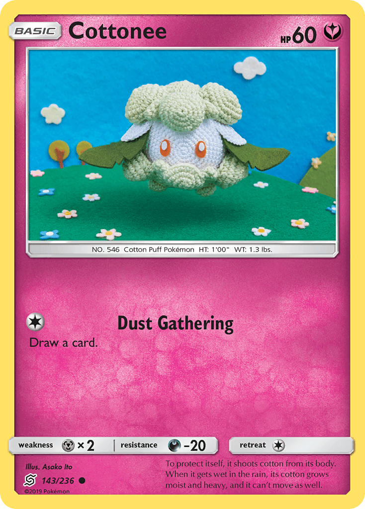 Cottonee (143/236) [Sun & Moon: Unified Minds]