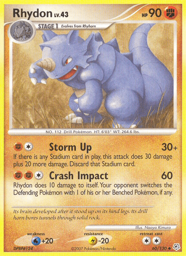 Rhydon (60/130) [Diamond & Pearl: Base Set]