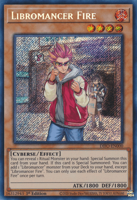 Libromancer Fire [DIFO-EN000] Secret Rare