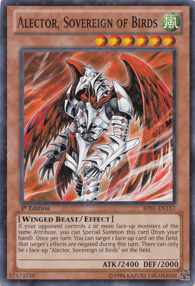 Alector, Sovereign of Birds [BP01-EN153] Starfoil Rare