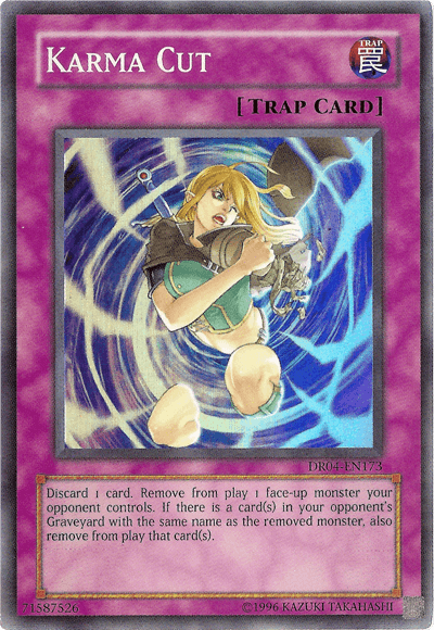 Karma Cut [DR04-EN173] Super Rare
