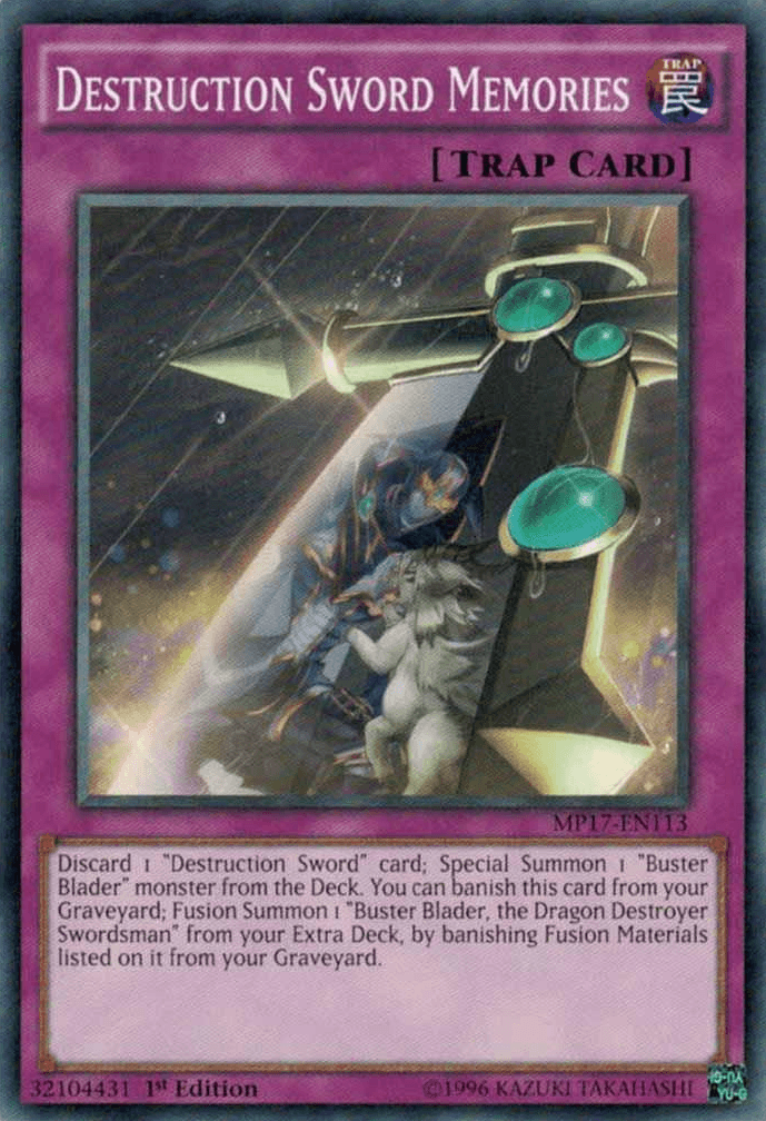 Destruction Sword Memories [MP17-EN113] Common