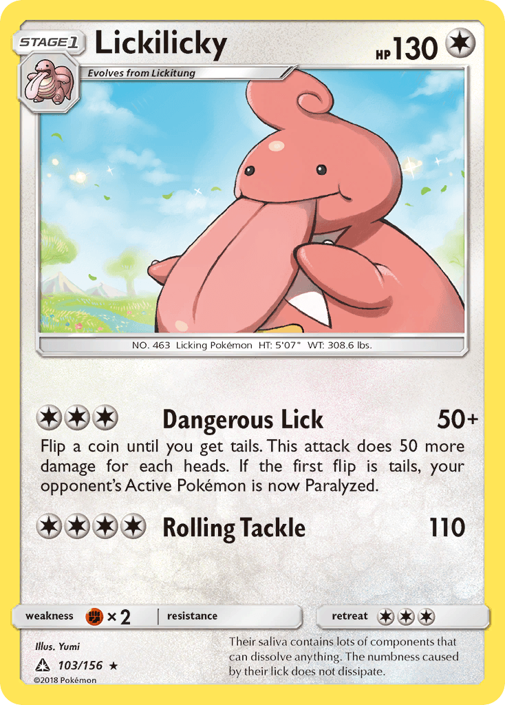 Lickilicky (103/156) [Sun & Moon: Ultra Prism]