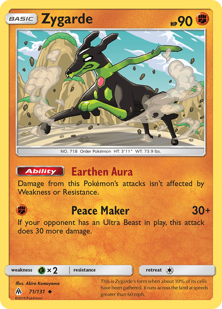 Zygarde (71/131) [Sun & Moon: Forbidden Light]