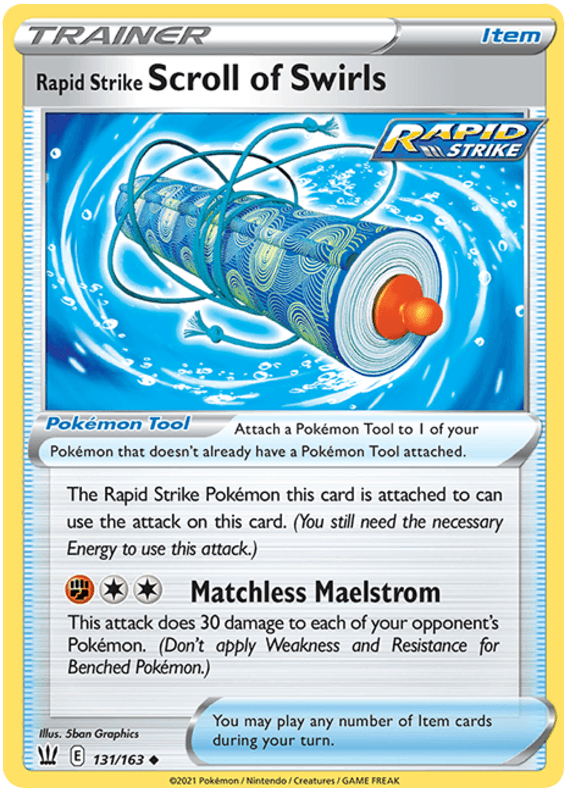 Rapid Strike Scroll of Swirls (131/163) [Sword & Shield: Battle Styles]