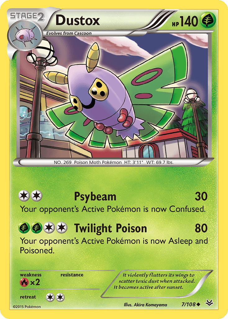 Dustox (7/108) [XY: Roaring Skies]