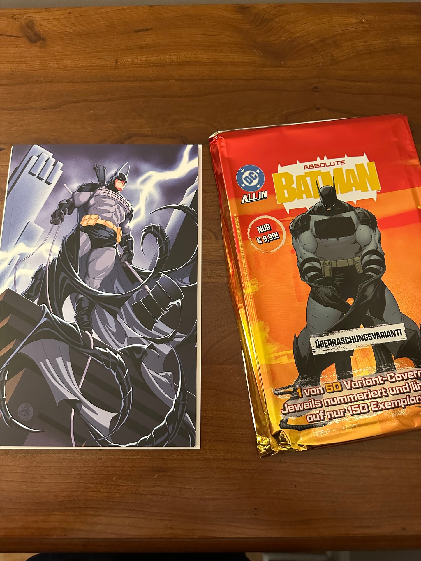 Absolute Batman #1 - Panini GERMAN Blind Bag - LTD to 150 (numbered) per variant cover