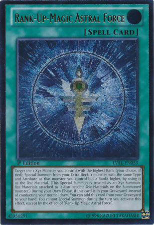 Rank-Up-Magic Astral Force [LVAL-EN059] Ultimate Rare
