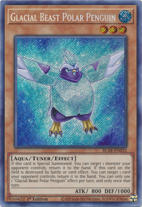 Glacial Beast Polar Penguin [BLAR-EN032] Secret Rare