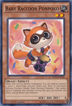 Baby Raccoon Ponpoko [MP14-EN136] Common