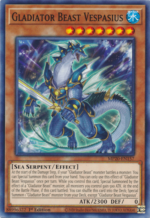 Gladiator Beast Vespasius [MP20-EN157] Common