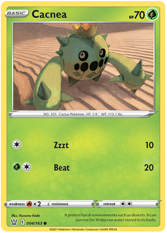 Cacnea (004/163) [Sword & Shield: Battle Styles]