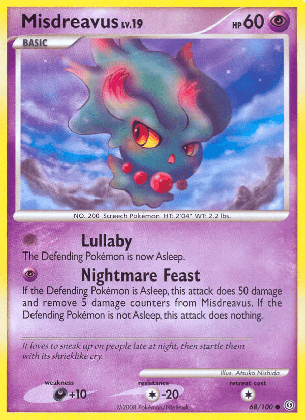 Misdreavus (68/100) [Diamond & Pearl: Stormfront]