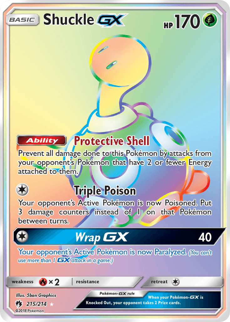 Shuckle GX (215/214) [Sun & Moon: Lost Thunder]