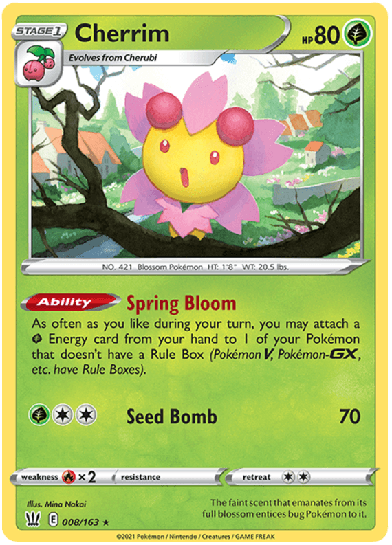 Cherrim (008/163) [Sword & Shield: Battle Styles]