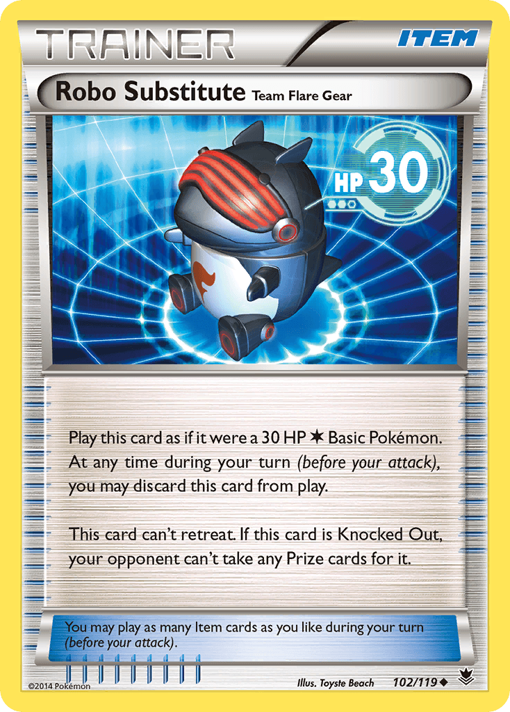 Robo Substitute Team Flare Gear (102/119) [XY: Phantom Forces]