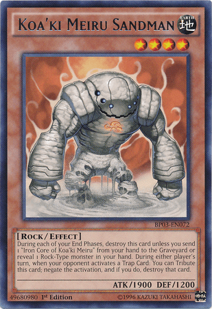 Koa'ki Meiru Sandman [BP03-EN072] Rare