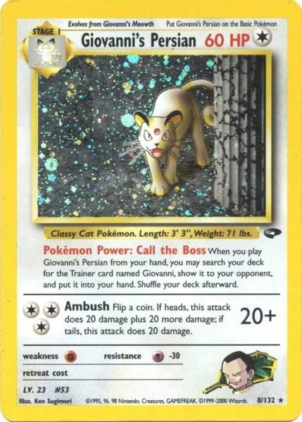 Giovanni's Persian (8/132) [Gym Challenge Unlimited]