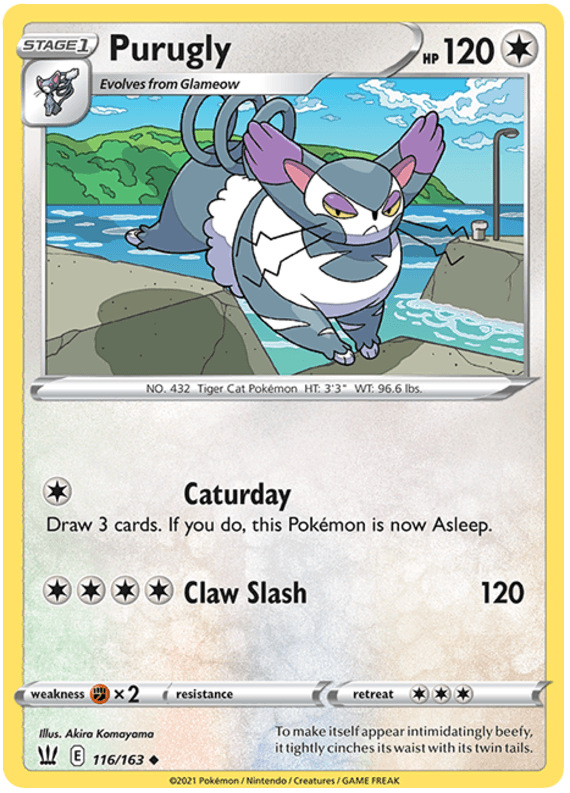 Purugly (116/163) [Sword & Shield: Battle Styles]