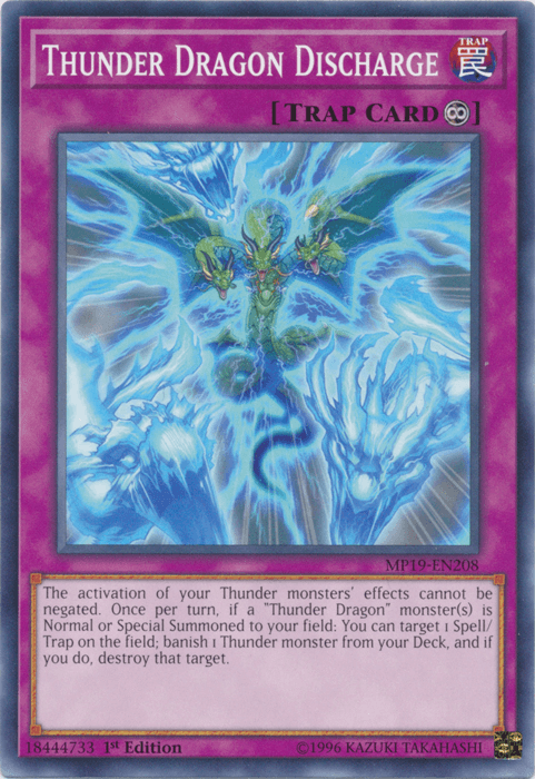 Thunder Dragon Discharge [MP19-EN208] Common