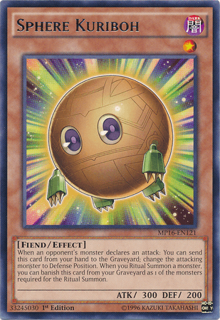 Sphere Kuriboh [MP16-EN121] Rare