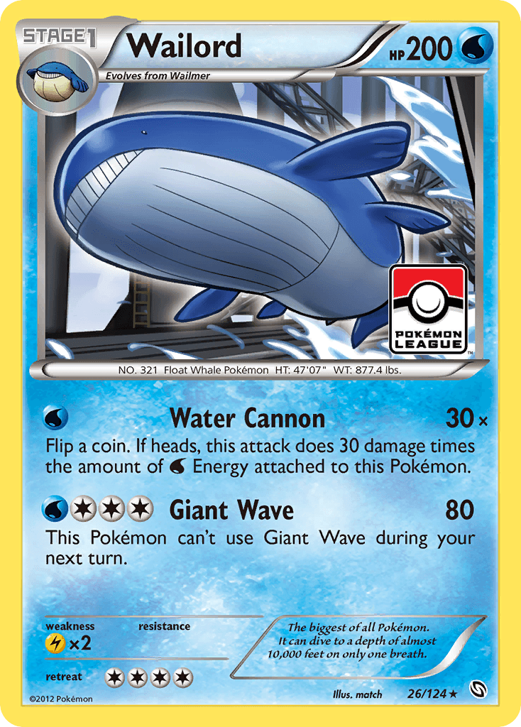 Wailord (26/124) [Black & White: Dragons Exalted]