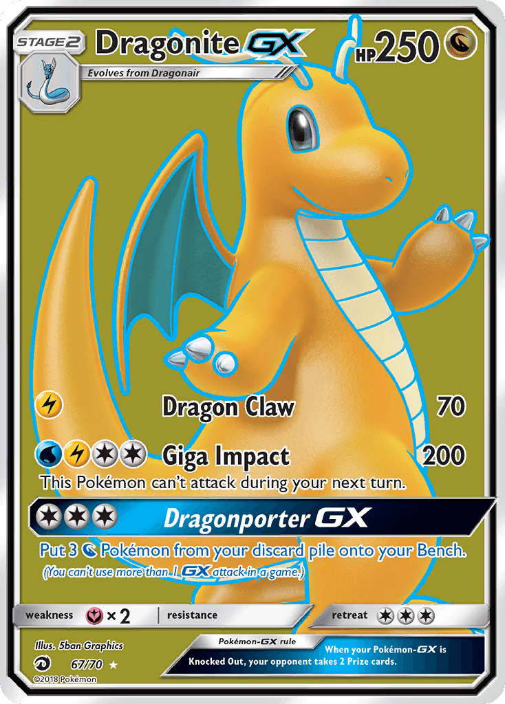 Dragonite GX (67/70) [Sun & Moon: Dragon Majesty]