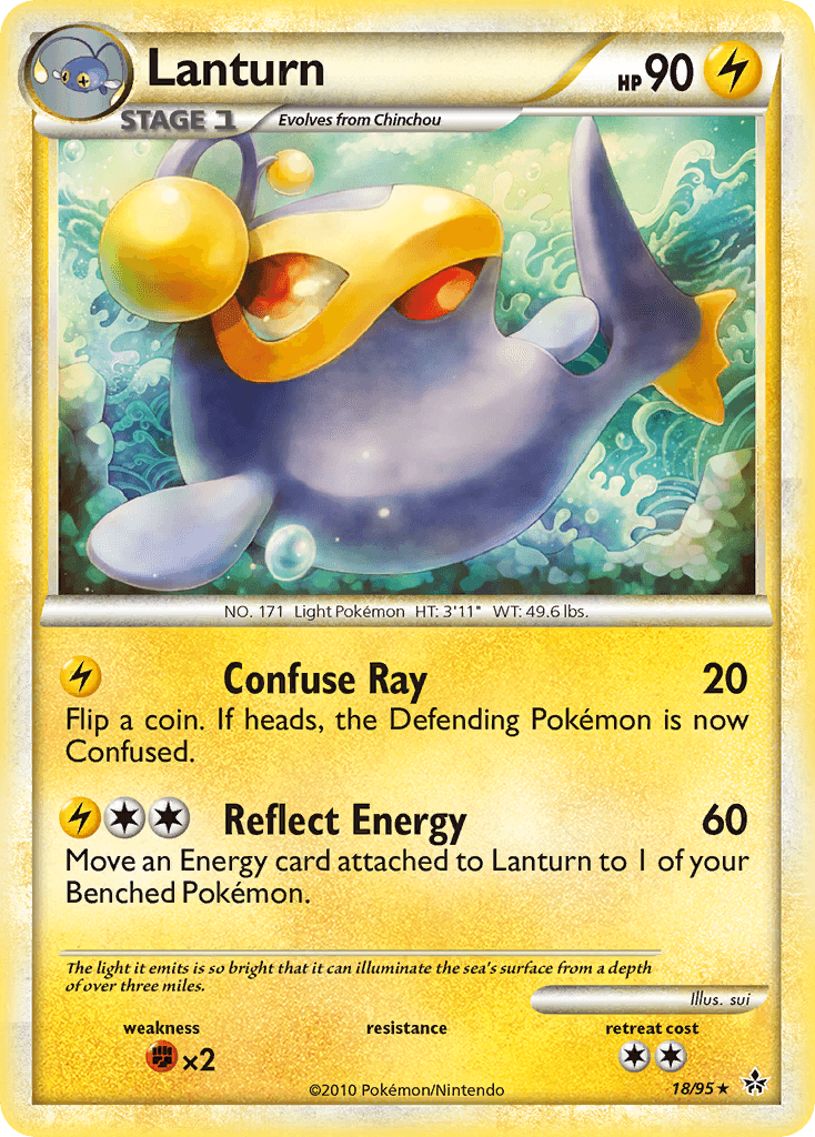 Lanturn (18/95) [HeartGold & SoulSilver: Unleashed]