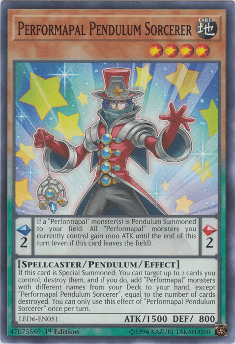 Performapal Pendulum Sorcerer [LED6-EN051] Common