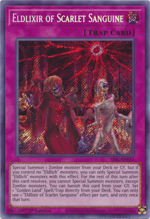 Eldlixir of Scarlet Sanguine [SESL-EN031] Secret Rare