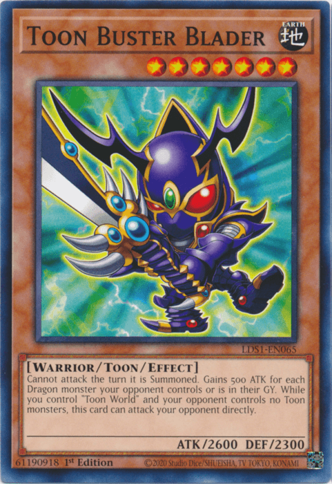 Toon Buster Blader [LDS1-EN065] Common