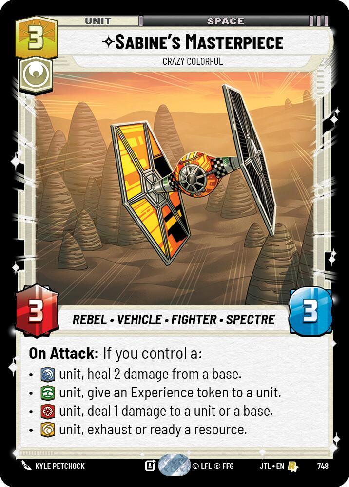 Sabine's Masterpiece - Crazy Colorful (Foil) (748) [Jump to Lightspeed]