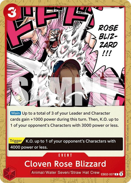 One Piece EB02 Anime 25th Collection - 007 - CLOVEN ROSE BLIZZARD