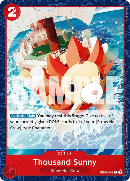 One Piece EB02 Anime 25th Collection - 009 - THOUSAND SUNNY