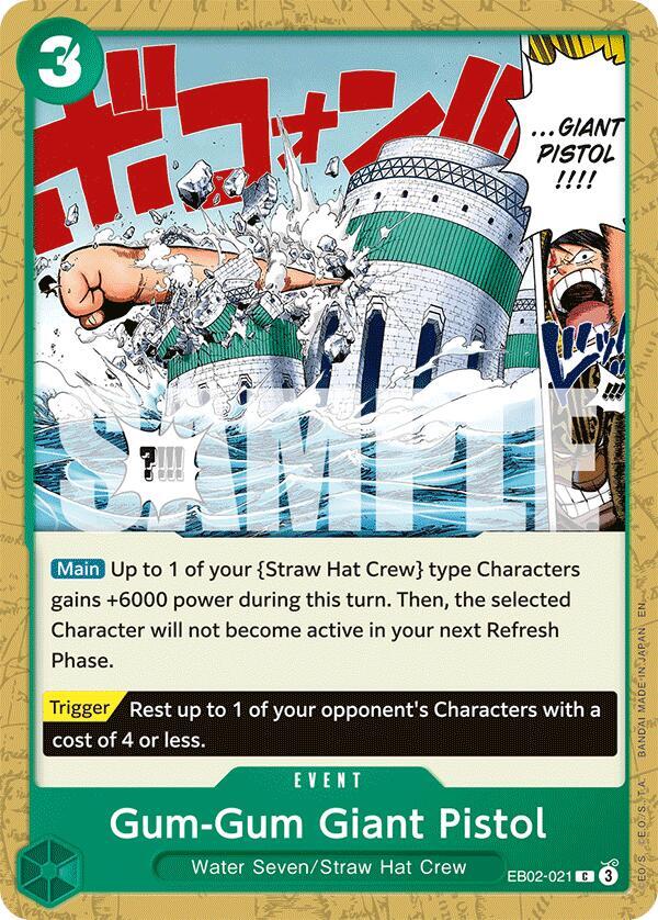 One Piece EB02 Anime 25th Collection - 021 - GUM-GUM GIANT PISTOL