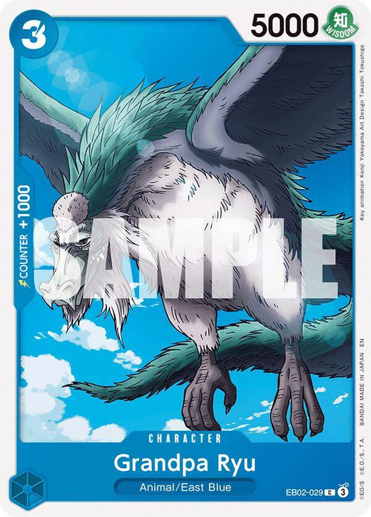 One Piece EB02 Anime 25th Collection - 029 - GRANDPA RYU