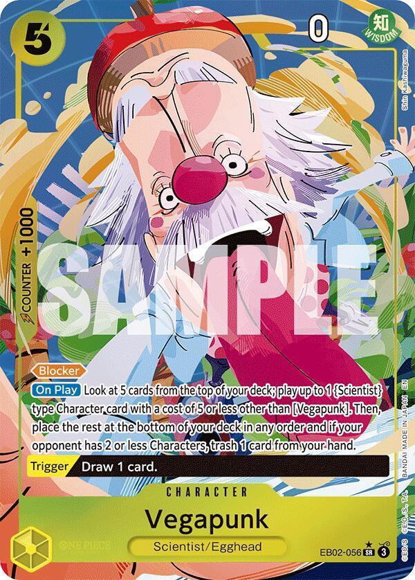 Vegapunk (Alternate Art) [Extra Booster: Memorial Collection]