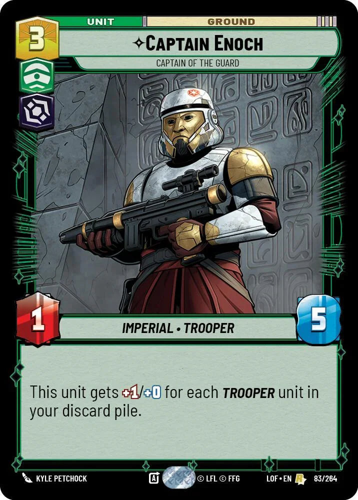 Captain Enoch - Captain of the Guard (83/264) (83/264) [Legends of the Force]