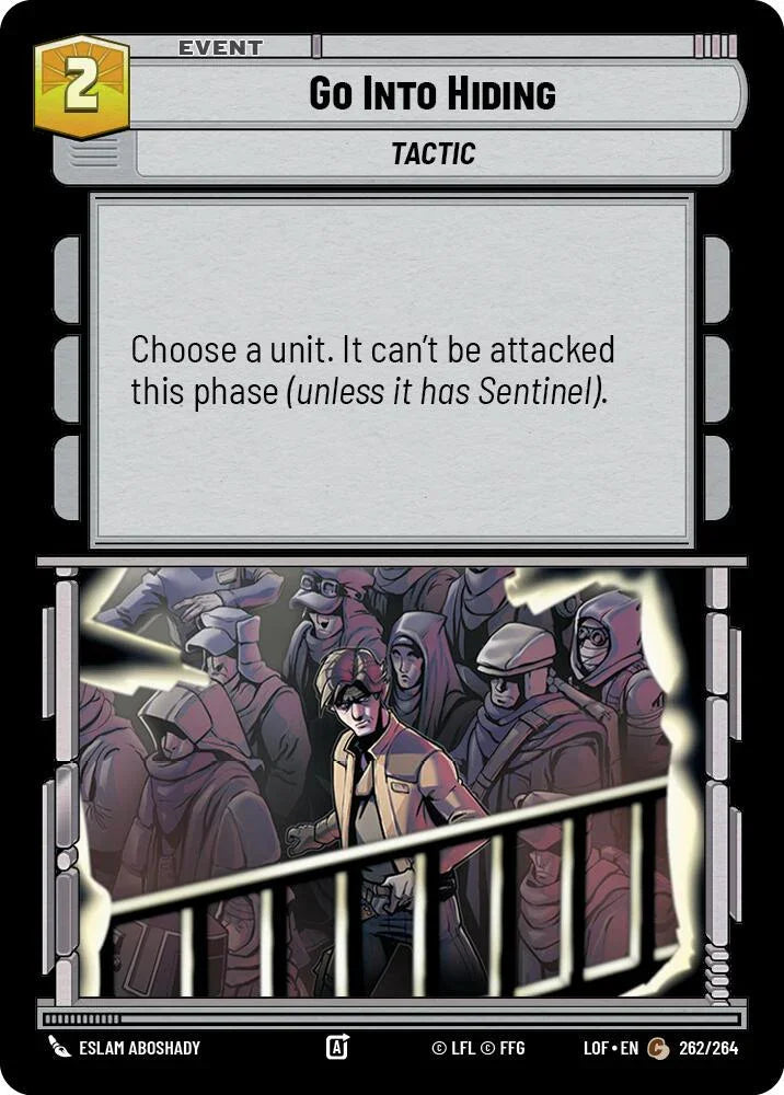Go Into Hiding (262/264) (262/264) [Legends of the Force]