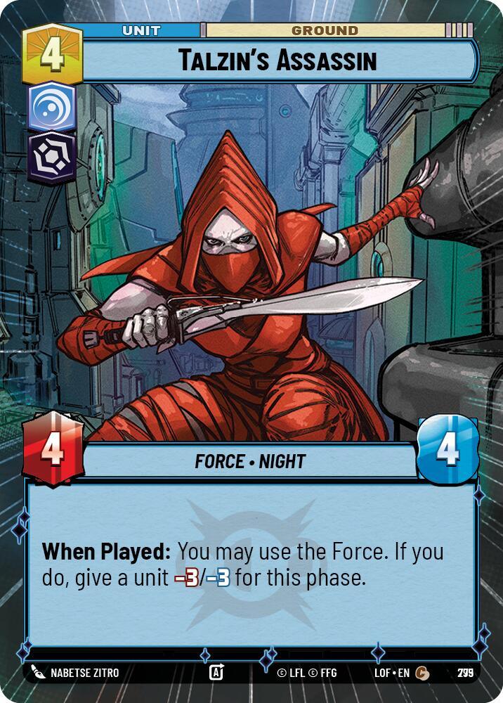 Talzin's Assassin (775) (Hyperspace Foil) (775) [Legends of the Force]