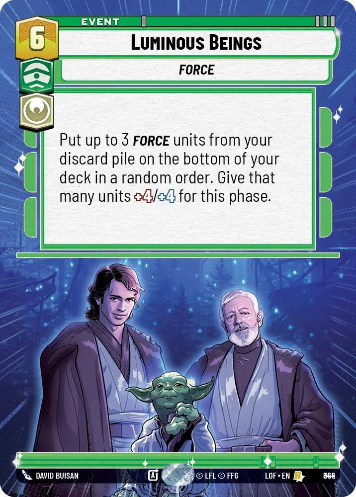 Luminous Beings (844) (Hyperspace Foil) (844) [Legends of the Force]