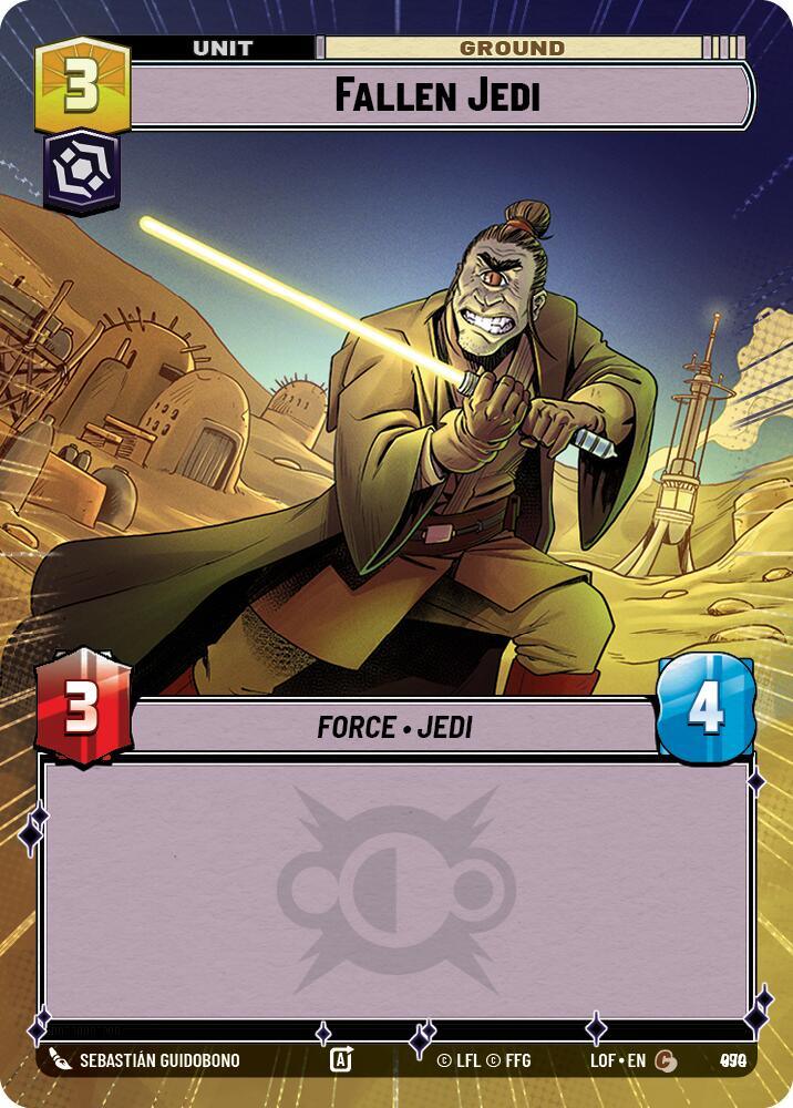 Fallen Jedi (970) (Hyperspace Foil) (970) [Legends of the Force]