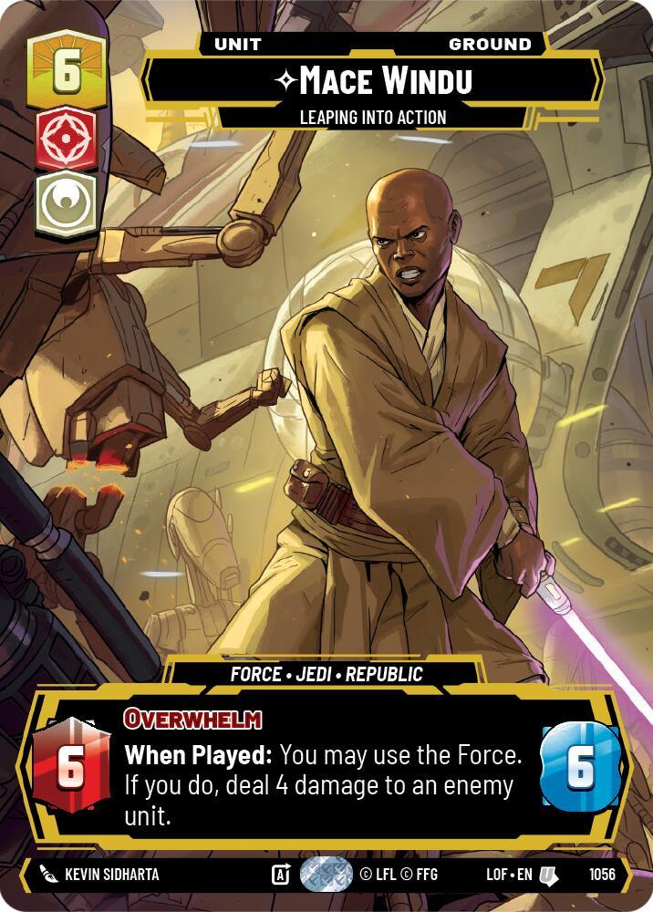 Mace Windu (1056) - Leaping into Action (Prestige) (1056) [Legends of the Force]